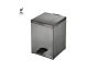 Sanco Waste Bins Χαρτοδοχείο 5lt Wenge ανάγλυφο 90677-Α75