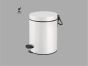 Sanco Waste Bins Χαρτοδοχείο 5lt Soft Closing System Ανθρακί ανάγλυφο 90680-Μ118