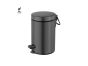 Sanco Waste Bins Χαρτοδοχείο 3lt Soft Closing System Wenge ανάγλυφο 90689-Α75