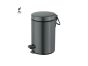 Sanco Waste Bins Χαρτοδοχείο 3lt Soft Closing System Wenge ανάγλυφο 90689-Α75