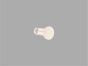 Sanco Glass Door Accessories Πόμολο / Άγκιστρο Μπρονζέ ματ GL0670-Μ25