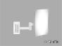 Sanco Cosmetic mirrors Μεγεθυντικός καθρέπτης x3 (Διπλό βραχίονα) Μπρονζέ ματ MR-301-Μ25
