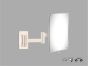 Sanco Cosmetic mirrors Μεγεθυντικός καθρέπτης x3 (Διπλό βραχίονα) Μπρονζέ ματ MR-301-Μ25