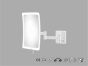 Sanco LED Cosmetic mirrors Μεγεθυντικός καθρέπτης x3 με LED PVD θερμό μπρονζέ γυαλιστερό MRLED-301-PVD-01PL