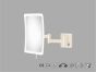 Sanco LED Cosmetic mirrors Μεγεθυντικός καθρέπτης x3 με LED PVD θερμό μπρονζέ γυαλιστερό MRLED-301-PVD-01PL