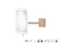 Sanco LED Cosmetic mirrors Μεγεθυντικός καθρέπτης x3 με LED Σκούρο μπρονζέ ματ MRLED-305-DM25