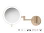 Sanco LED Cosmetic mirrors Μεγεθυντικός καθρέπτης x3 με LED Σκούρο μπρονζέ ματ MRLED-701-DM25