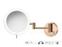 Sanco LED Cosmetic mirrors Μεγεθυντικός καθρέπτης x3 με LED Σκούρο μπρονζέ ματ MRLED-701-DM25