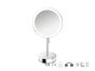 Sanco LED Cosmetic mirrors LED Επικαθήμενος Καθρέπτης μεγεθυντικός x3 Wenge ανάγλυφο MRLED-903-Α75