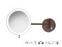 Sanco LED Cosmetic mirrors LED Καθρέπτης μεγεθυντικός x3 usb charging Σκούρο γραφίτη MRLED-905-122