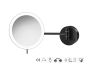Sanco LED Cosmetic mirrors LED Καθρέπτης μεγεθυντικός x3 usb charging Σκούρο γραφίτη MRLED-905-122