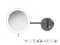 Sanco LED Cosmetic mirrors LED Καθρέπτης μεγεθυντικός x3 usb charging Σκούρο γραφίτη MRLED-905-122