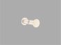 Sanco Glass Door Accessories Διπλό Πόμολο / Άγκιστρο Μόκα ματ SET-GL0670-M103