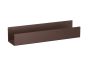 Sanco Shelves Ράφι 45cm Μαύρο ματ SH-0502-W45-Μ116