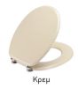 Κάλυμμα Λεκάνης WC Βακελιτικό B.Τ Κρεμ 37x38-43cm Kerafina Όλυμπος-Ιθάκη, Ideal Standard  Μπαχάμα Elvit 0044-crem