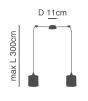 SE21-BL-B10-BL2-SH3 ADEPT PENDANT Brown Shade Pendant+ HOMELIGHTING 77-9014