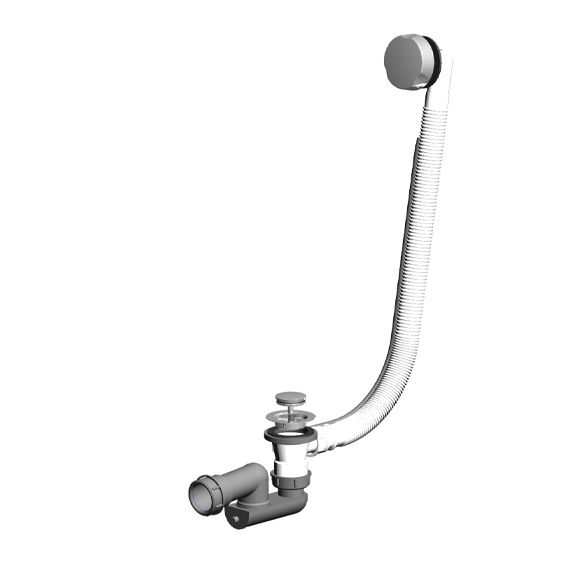 Horus Compléments Classic Collection - Automatic Pop-up Bath Waste - Special Length - Polished Nickel 00.449-NB