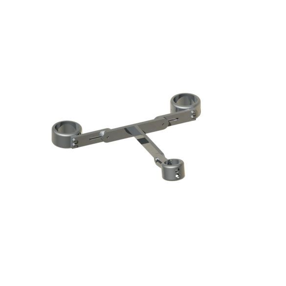 Horus Ascott Classic Collection - T Connection for Stand Pipes - Chrome 00.499-CH