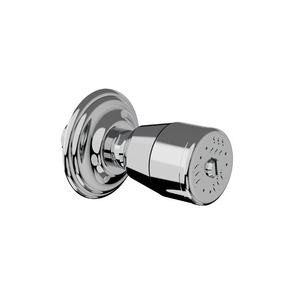 Horus Ascott Classic Collection - Side Shower “massage Jet” Indicative Flow Rate 5,3 L/mn At 3 Bars - Polished Nickel 00.573-NB
