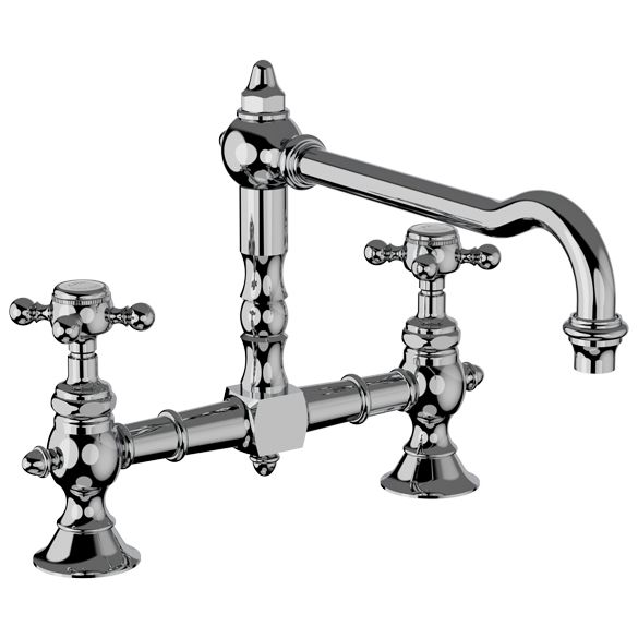 Horus Julia Victoria Julia Victoria Classic Collection - 2-hole Kitchen Mixer / No Waste - Matt Nickel 01.101-NM