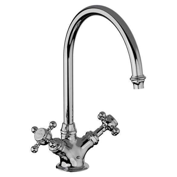 Horus Julia Victoria Julia Victoria Classic Collection - Mono Kitchen Mixer / No Waste - Polished Nickel 01.133-NB