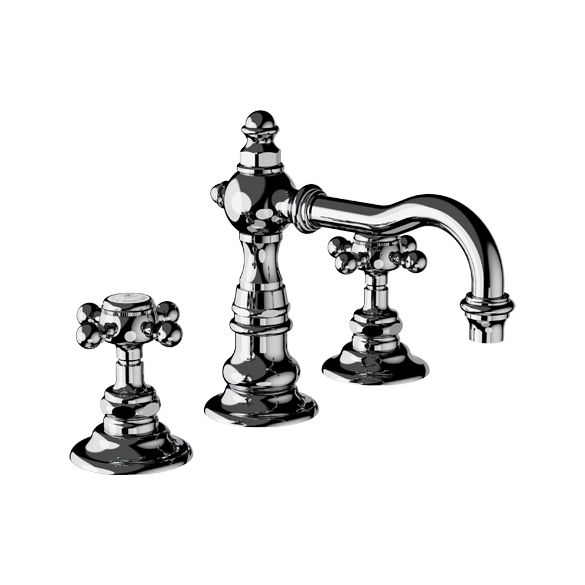 Horus Julia Victoria Julia Victoria Classic Collection - 3 Hole Basin Set - Matt Nickel 01.260-NM