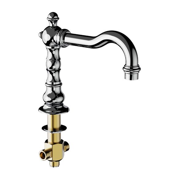 Horus Julia Victoria Julia Victoria Classic Collection - Deck Bath Spout with Diverter - Chrome 01.472-CH