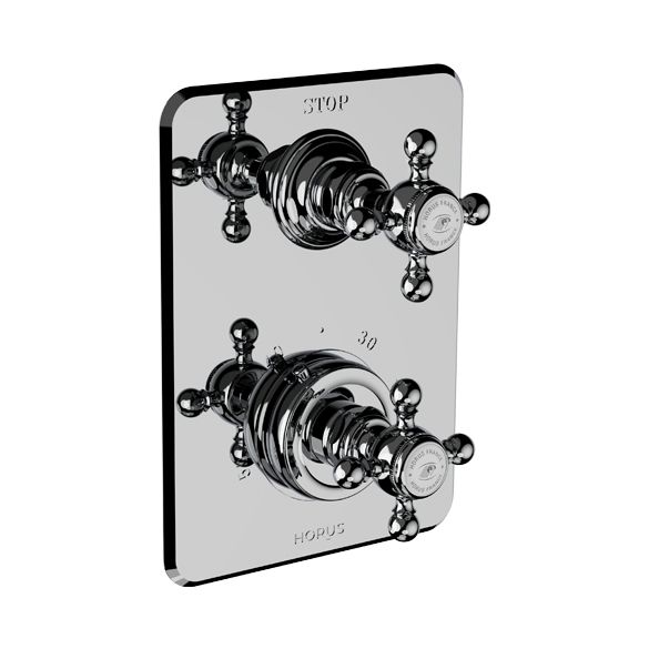 Horus Julia Victoria Julia Victoria Classic Collection - Trim for Thermostatic Mixing Valve Réf. 93.593 - Polished Nickel 01.508-NB