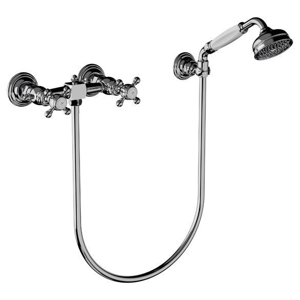Horus Éloise Classic Collection - Complete Wall Shower Mixer - Matt Nickel 02.516-NM