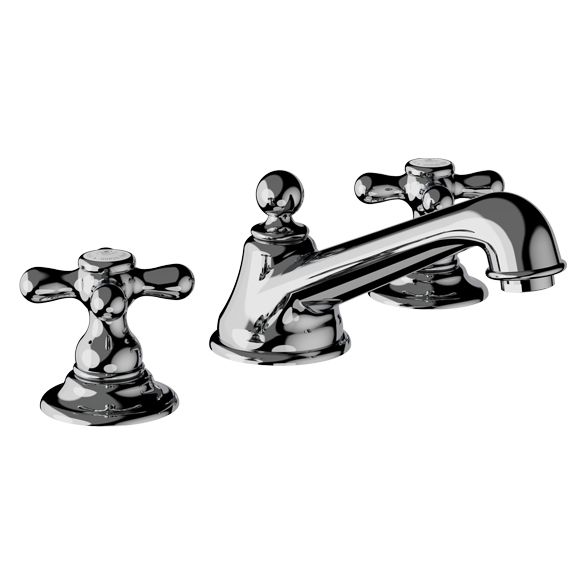 Horus Elsa Softness and Shyness Elsa Classic Collection - 3 Hole Basin Set with Pop-up Waste - Polished Nickel 04.261-NB