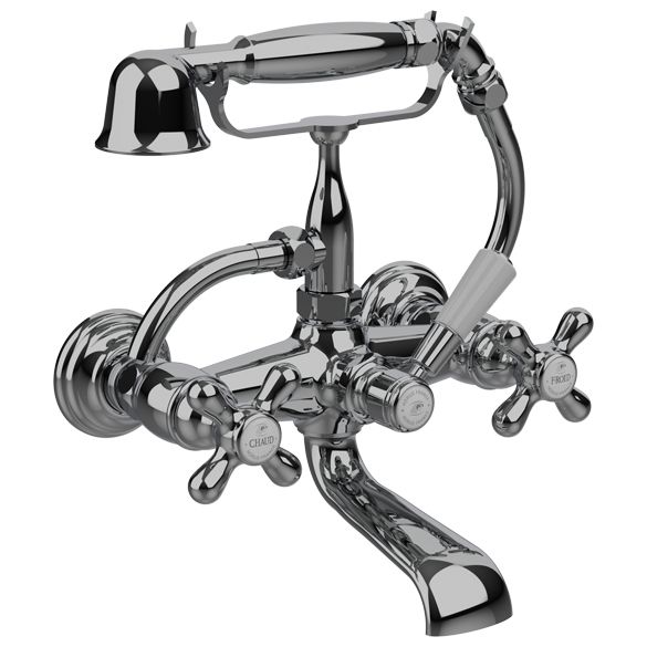 Horus Elsa Softness and Shyness Elsa Classic Collection - Complete Wall Bath / Shower Mixer - Chrome 04.434-CH
