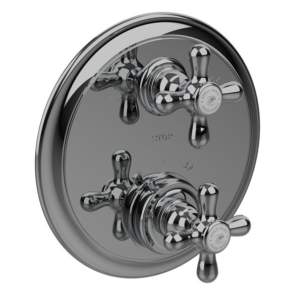 Horus Elsa Softness and Shyness Elsa Classic Collection - Trim for Thermostatic Mixing Valve Réf. 92.599 - Polished Nickel 04.529-NB