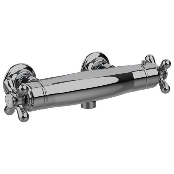 Horus Elsa Softness and Shyness Elsa Classic Collection - Exposed Thermostatic Showermixer with Connections - Polished Nickel 04.596-NB