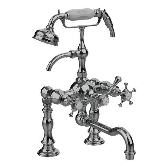 Horus Anthea Classic Collection - Complete Deck Bath / Shower Mixer - Matt Nickel 06.435-NM