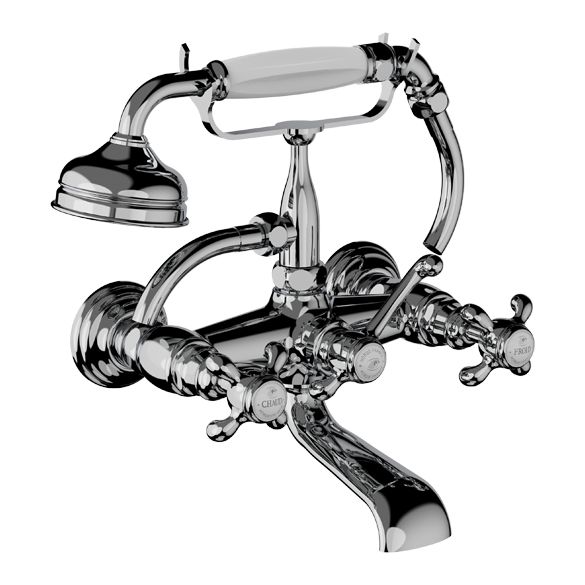 Horus Montmartre Classic Collection - Complete Wall Bath / Shower Mixer - Chrome 07.424-CH