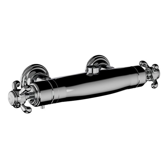 Horus Montmartre Classic Collection - Exposed Thermostatic Showermixer with Connections - Matt Nickel 07.596-NM