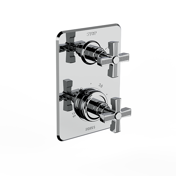 Horus Zéphyr Classic Collection - Trim for Thermostatic Mixing Valve Réf. 93.593 - Polished Nickel 16.508-NB