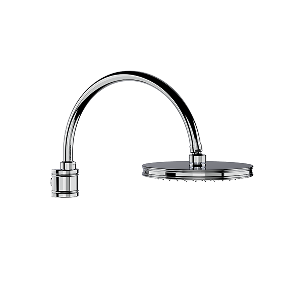 Horus Zéphyr Classic Collection - Anti-scale Nozzles Shower Head, Wall Mounted - Ice White 16.535-BI