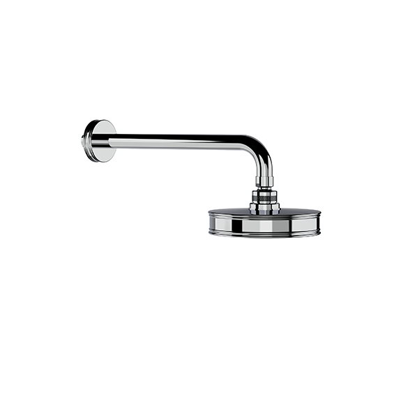 Horus Zéphyr Classic Collection - Shower Head Ø 145 Mm with Arm, Wall Mounted - Polished Nickel 16.536-NB