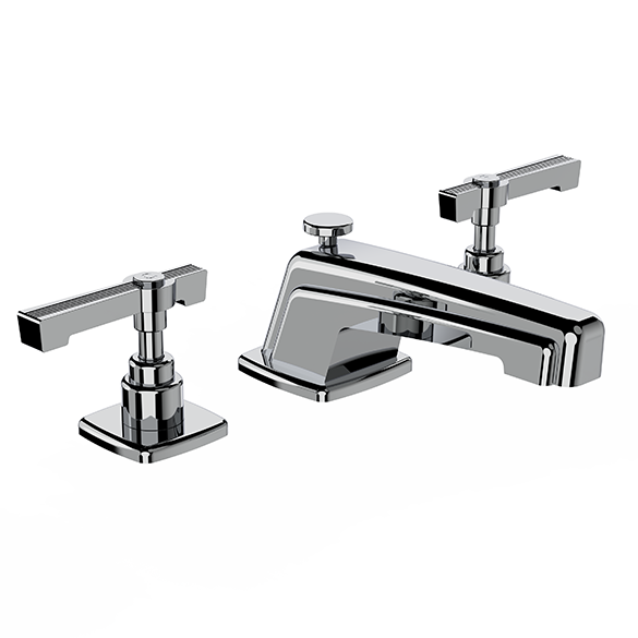 Horus Zéphyr Classic Collection - 3 Hole Basin Set with Pop-up Waste - Chrome 17.260-CH