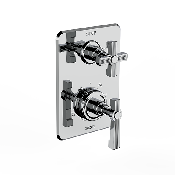 Horus Zéphyr Classic Collection - Trim for Thermostatic Mixing Valve Réf. 93.593 - Matt Nickel 17.508-NM
