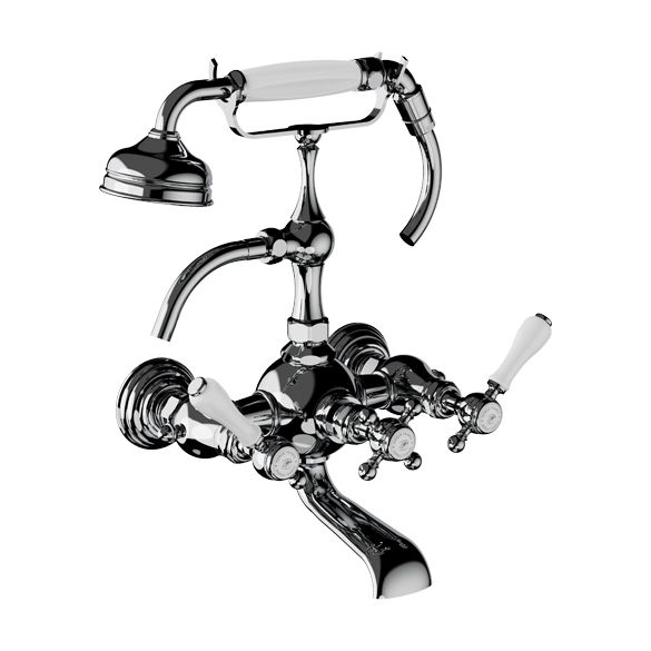Horus Julia Victoria Julia Victoria Classic Collection - Complete Wall Bath / Shower Mixer - Chrome 19.434-CH