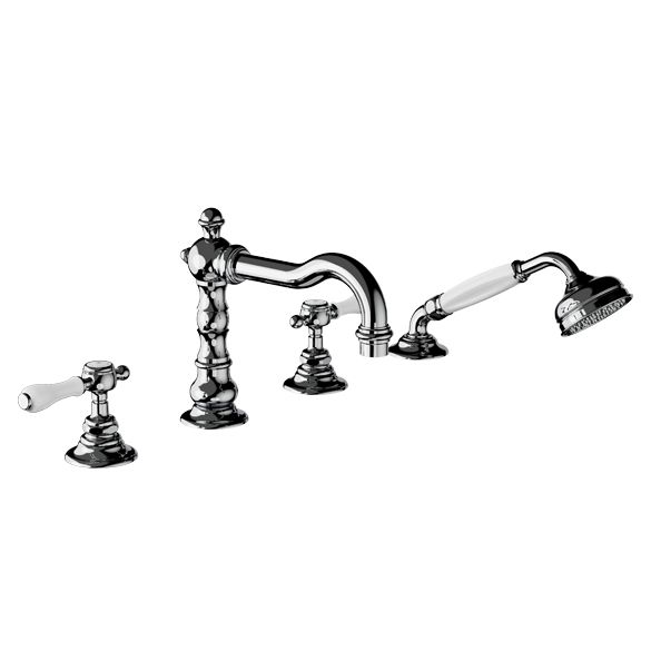 Horus Julia Victoria Julia Victoria Classic Collection - 4 Hole Deck Bath - Matt Nickel 19.466-NM