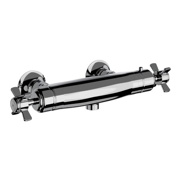 Horus Coventry Classic Collection - Exposed Thermostatic Showermixer with Connections - Polished Nickel 28.596-NB