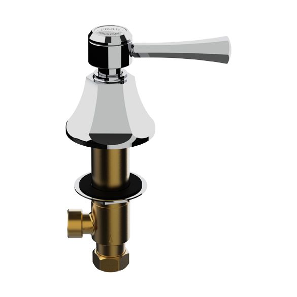 Horus Ascott Classic Collection - 1/2” Deck Valve - Polished Nickel 35.106-NB