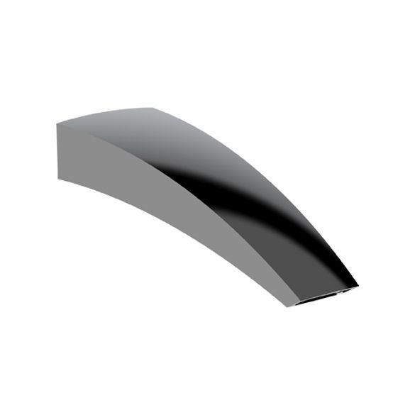 Horus Nouvelle Vague “part of Contemporary Collection - Wall Mounted Spout for Tub - Chrome 40.471-CH