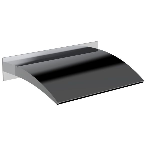Horus Nouvelle Vague “part of Contemporary Collection - Cascade Wall Mounted Spout for Tub - Metal Gun 40.472-CF