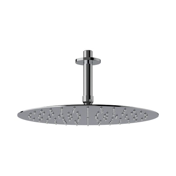 Horus Nouvelle Vague “part of Contemporary Collection - Stainless Steel Shower Head Ceiling Installation - Black Chrome 40.540-NC