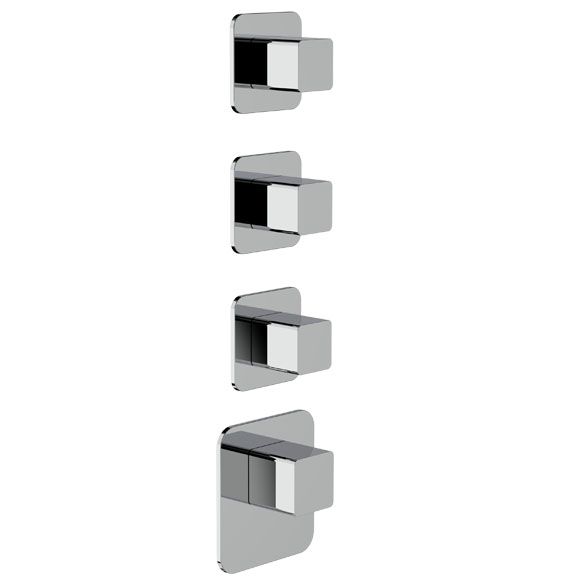 Horus Echo Equinox316 Collection - Trim for Thermostatic Mixer - Metal Gun 43.523-CF
