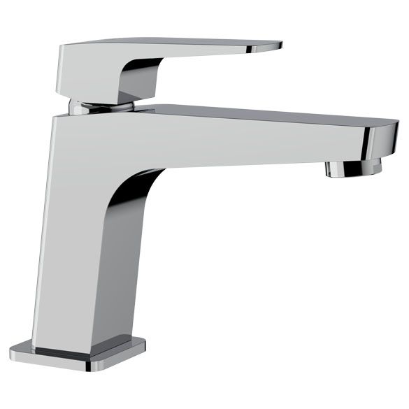 Horus Echo Equinox316 Collection - Single Lever Basin Mixer with up and down Drain - Satin Brass 43.789.E2-LS